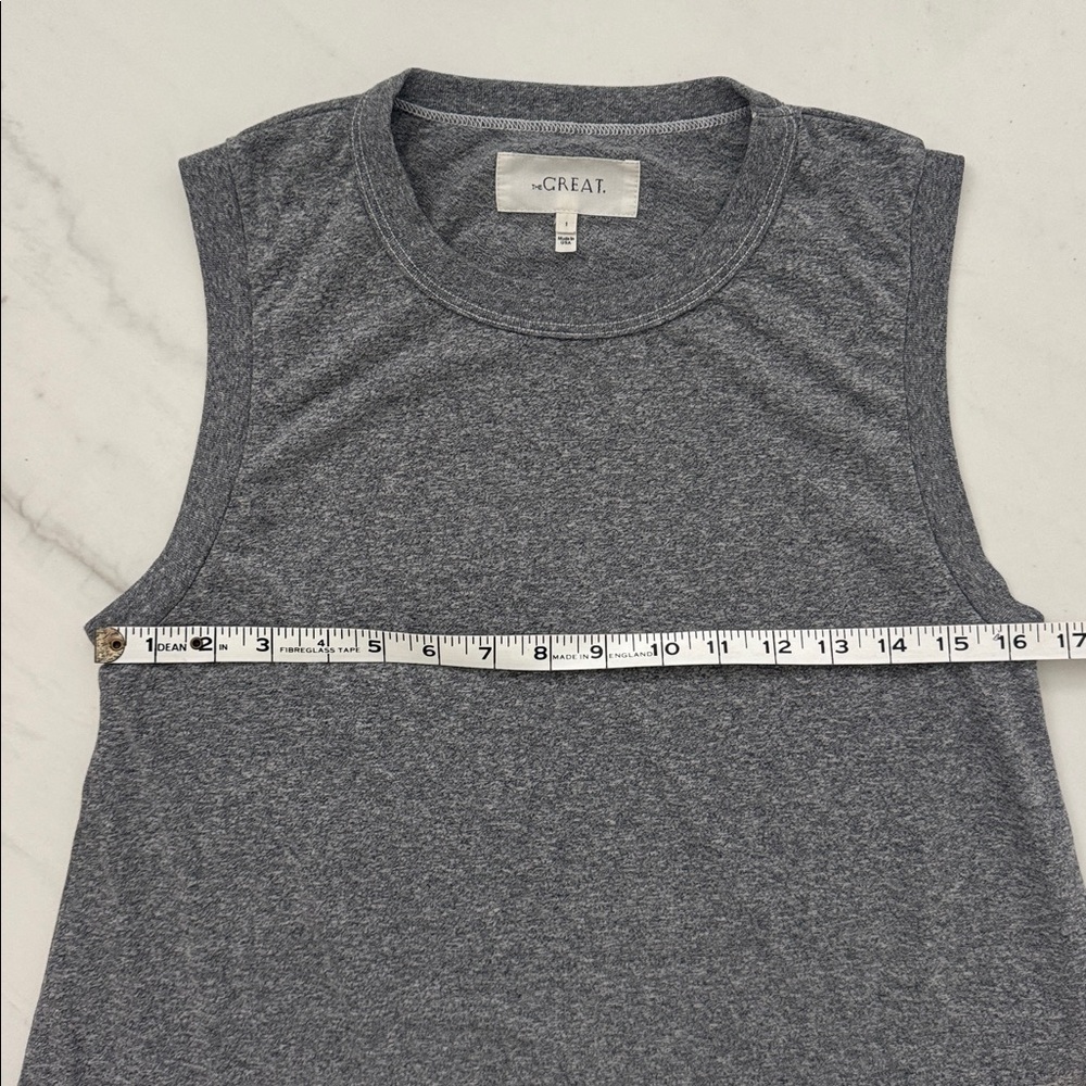 EUC The Great Tank Top Heather Grey Size 1 Small - Picture 2 of 5